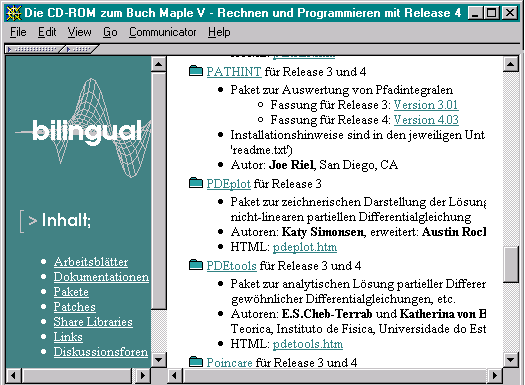 HTML-Benutzeroberfläche